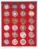 Lindner Münzenbox mit 24 runden Vertiefungen bis 41mm Ø Nr. 2224