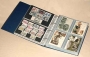 Kobra Postkarten-Lageralbum G54 Farbe blau mit 50 Blätter