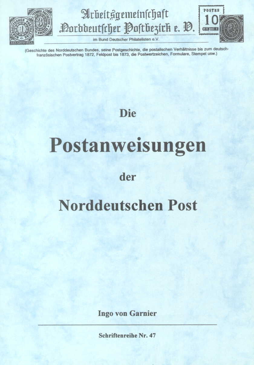 Garnier Die Postanweisungen der Norddeutschen Post Verfahren und