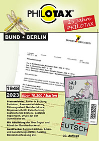 Philotax Briefmarken Abarten-Katalog Bund+Berlin 20. Auflage Vol