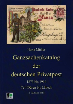 M?ller, Horst Ganzsachen-Katalog der Deutschen Privatpost 1873 -
