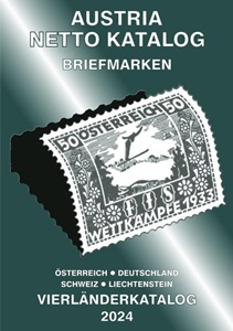 Austria Netto Katalog (ANK) Briefmarken Vierl?nderkatalog 2024  