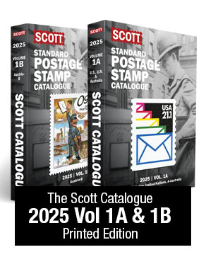 Scott Standard Postage Stamp Catalogue 2025 Vol. 1 (US, UN & Cou