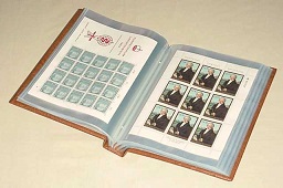 Kobra Bogenalbum B2 Farbe blau f. 100 Bogen im Format 155x225mm