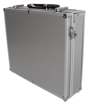 Safe Akten-Koffer aus Aluminium, mit 2-Ring-Mechanik Nr. 224