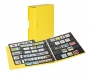 Publica M Color Briefmarkenalbum Solino gelb mit passender Schut