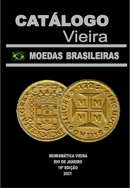Catálogo Vieira de Moedas Brasileiras 19º Edição Ano de 2021.  N