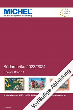 Michel Südamerika 2023/2024 Übersee Band 3.1 Band 1 Länder A–J