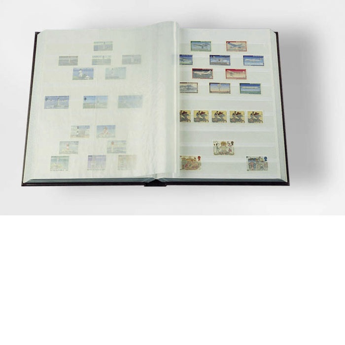 5x A4-Einsteckbuch, 64 weiße Seiten sortierte Farben