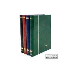 Schaubek Einsteckbuch Farbe grün, 175 mm x 225 mm, 32 weiße Seit
