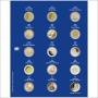 Safe TOPset Blatt 2€-Münzen Nachtrag 2020 Nr. 7822-26 ohne Kapse