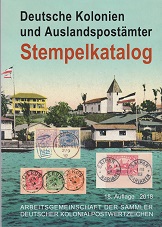 Deutsche Kolonien und Auslandspostämter Stempelkatalog ENGLISH V