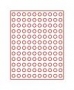 Lindner Münzenbox mit 120 runden Vertiefungen Nr. 2901 rauchglas