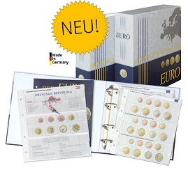 Lindner Vordruckalbum Euro-Kursmünzensätze: Alle Euro-Länder ink