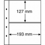 Leuchtturm Kunststoffhüllen Nr. 334698/OPTIMA XL, 2er Einteilung