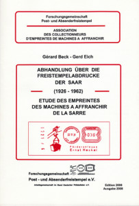 Beck, Gérard/Eich, Gerd Abhandlung über die Freistempelabdrucke 