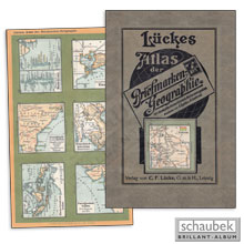 Lückes Atlas der Briefmarken-Geographie Reprint 3. Auflage von 1
