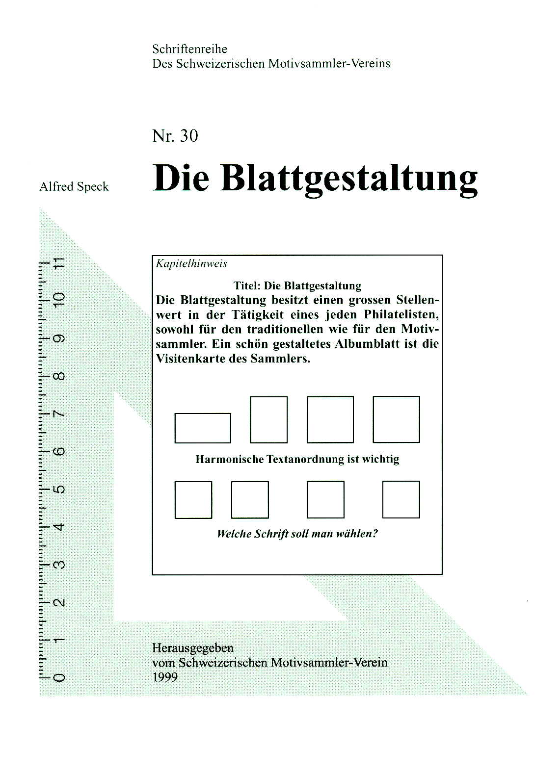Speck Handbuch Die Blattgestaltung SMV-Handbuch Nr. 30 1. Auflag