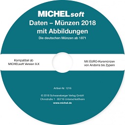 MICHELsoft Daten - Münzen 2018 mit Abbildungen Die deutschen Mün