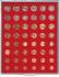 Lindner Münzenbox mit 48 runden Vertiefungen für €-KMS Nr. 2506