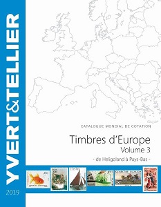 Yvert & Tellier  2019 Catalogue de cotation des Timbres d´Europe