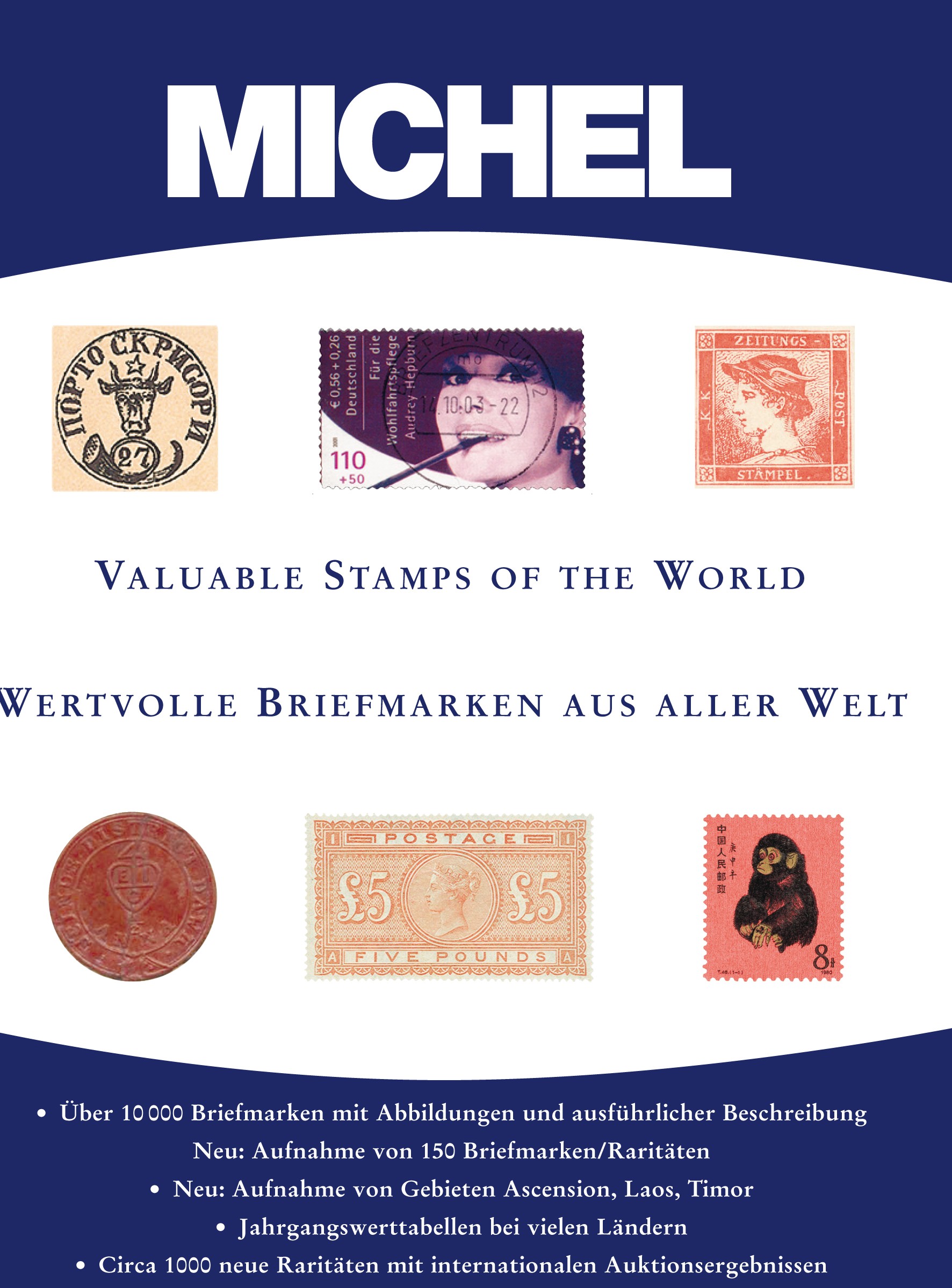 MICHEL Valuable Stamps of the World Wertvolle Briefmarken aus al