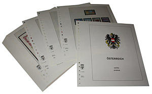 Lindner dT-Vordruckblätter Österreich 1996-2006 dT209/96