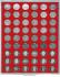 Lindner Münzenbox mit 54 runden Vertiefungen Nr. 2109