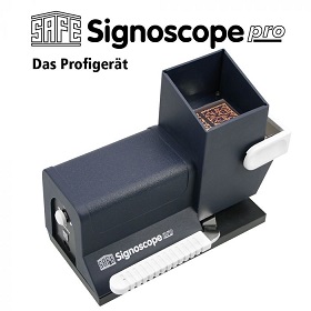 SAFE Signoscope PRO optisch-elektronischer Wasserzeichenfinder u