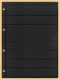 Kobra Einsteckblatt Combi E28 schwarz mit beidseitig je 8 Tasche