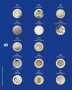Safe TOPset Blatt 2€-Münzen Nachtrag 2019/2020 Nr. 7822-25 ohne 