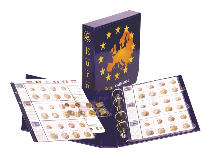 Lindner Vordruckalbum EURO COLLECTION: Kursmünzensätze alle Euro