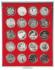 Lindner Münzenbox mit 20 runden Vertiefungen bis 46mm Ø Nr. 2220