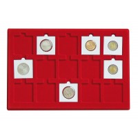Lindner Tableau für 15 Münzenrähmchen 50x50mm Nr. 2329-15
