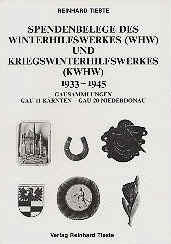 Tieste, Reinhard Spendenbelege des Winterhilfswerkes (WHW) und K