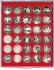 Lindner Münzenbox mit 30 runden Vertiefungen Nr. 2106