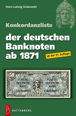 Grabowski, Hans-Ludwig Konkordanzliste der deutschen Banknoten a