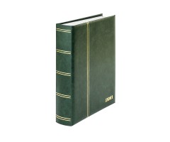 Lindner Einsteckbuch Elegant mit 60 weißen Seiten grün 1162SG