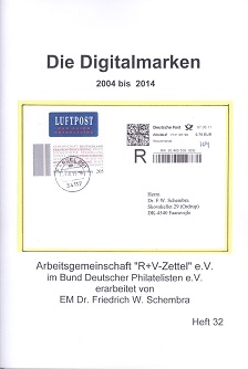 Schembra. F. W. Die Digitalmarken 2004 bis 2014 Arge R+V-Zettel 