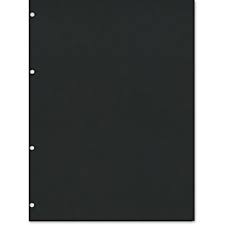 Safe Zwischenblätter schwarz stabiler 200gr. Karton per 5 Stück 