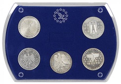 Münz-Etui für 5 Stück 10€-Münzen oder 5 Stück 10 DM-Münzen Nr. 7