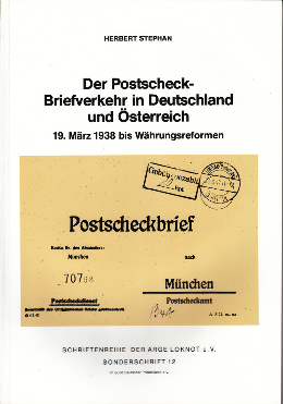 Stephan, Herbert Der Postscheck-Briefverkehr in Deutschland und 