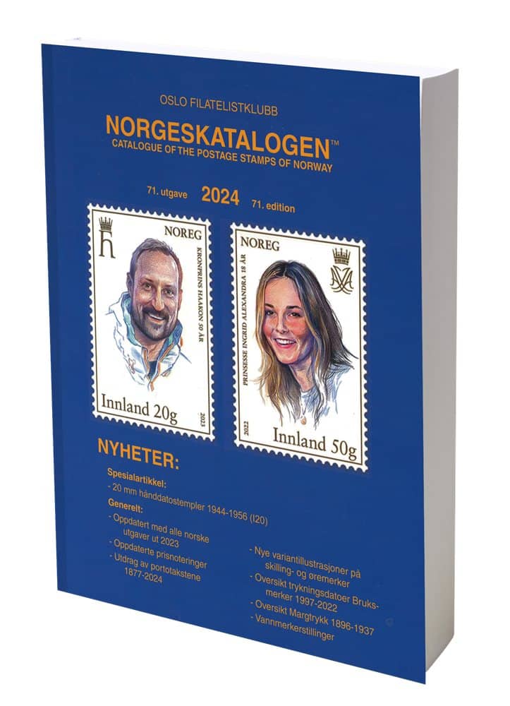 OFK Norgeskatalogen  2024 catalogue of the postage stamp of Norw