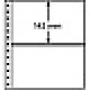Leuchtturm R-Tafeln 3er Einteilung schwarz 324922/R3S