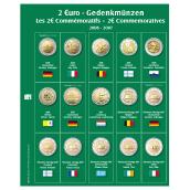 Safe Premium-Münzen Album 2€ Einzelblatt Jahre 2006-2007 Nr. 734