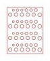 Lindner Münzenbox mit 48 runden Vertiefungen für 6 KMS NR. 2604
