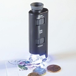 Leuchtturm Zoom-Mikroskop mit LED 60-100x Vergrößerung 313090/PM