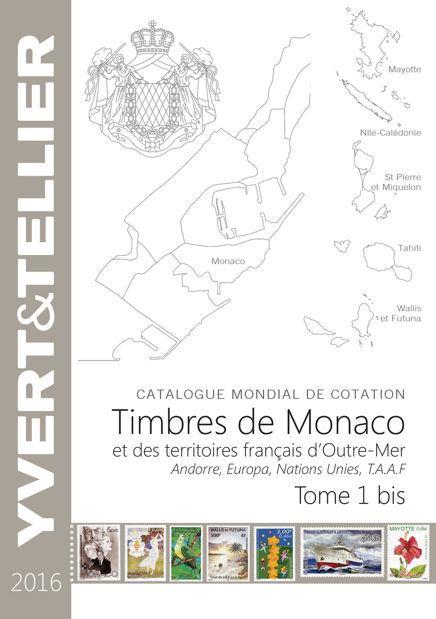 Yvert & Tellier Timbres de Monaco Tome 1 BIS 2016