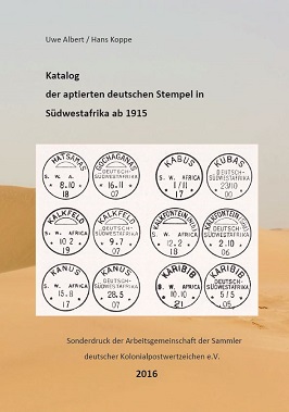 Albert, Uwe / Koppe, Hans Katalog der aptierten deutschen Stempe