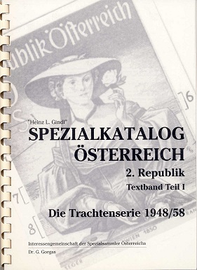ÖSTERREICH GINDL-Plattenfehler-Katalog Trachten 1948/58